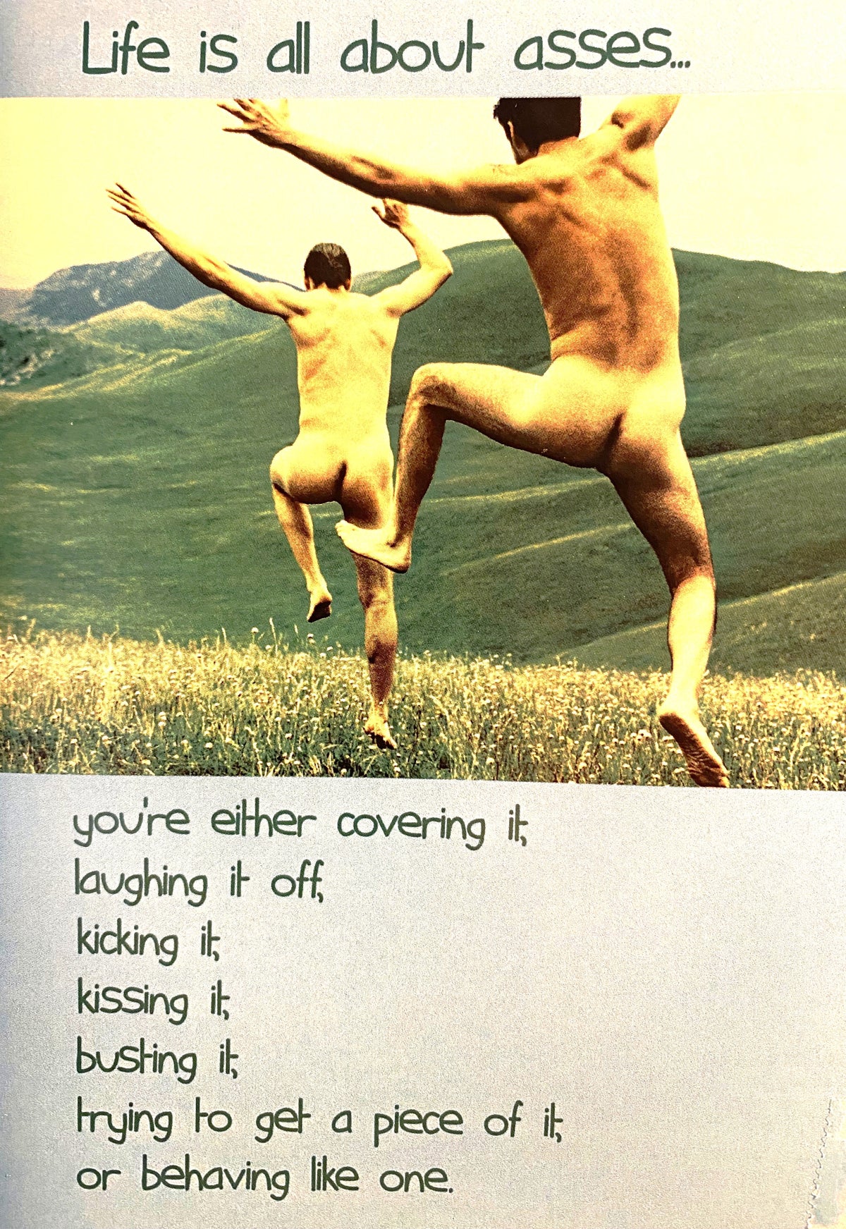 Life is about asses