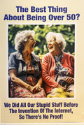 Best About Being Over 50 Birthday Card