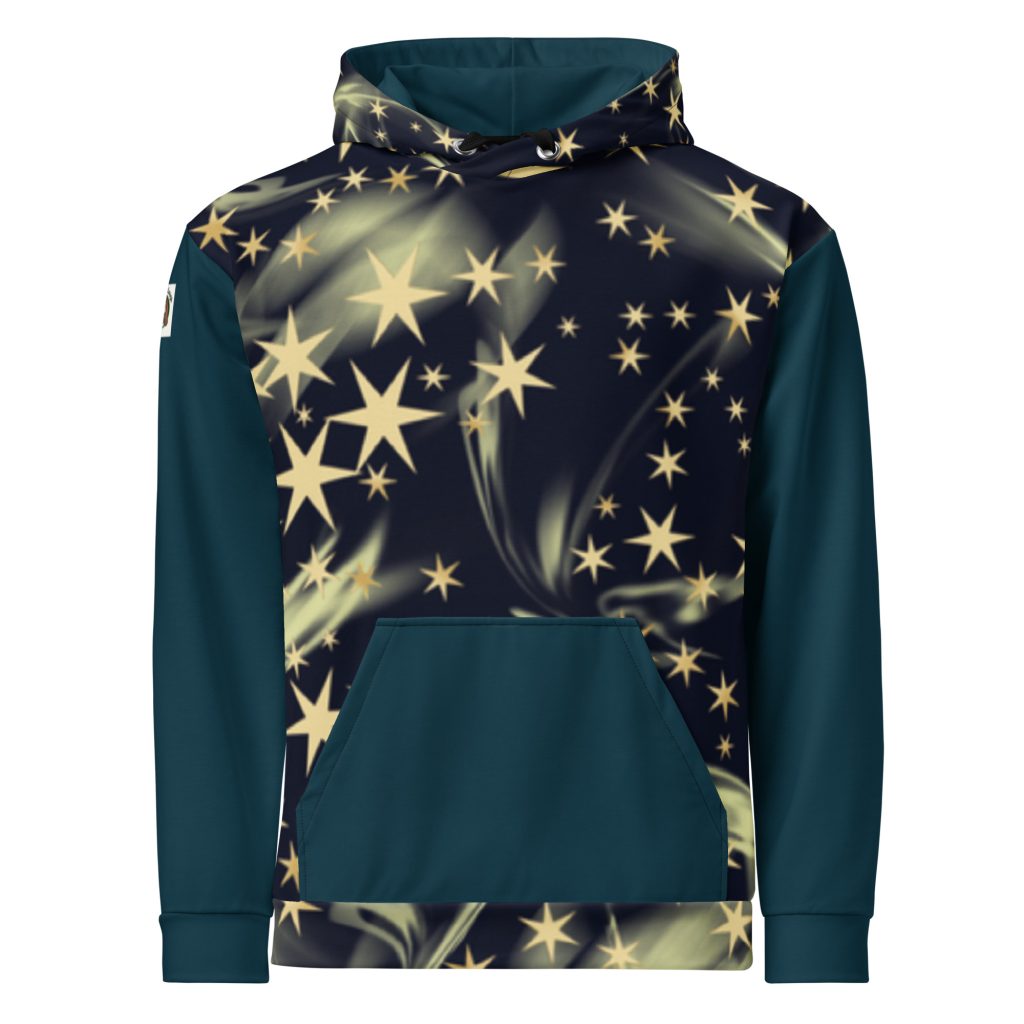 Unisex Golden Galaxy Hoodie