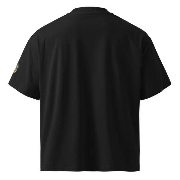 Unisex organic oversized high neck t-shirt - Image 2