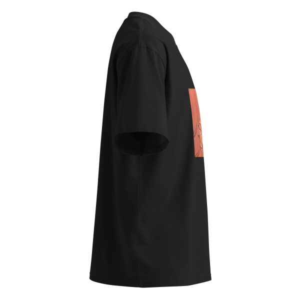 Unisex organic oversized high neck t-shirt - Image 3