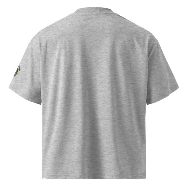 Unisex organic oversized high neck t-shirt - Image 6