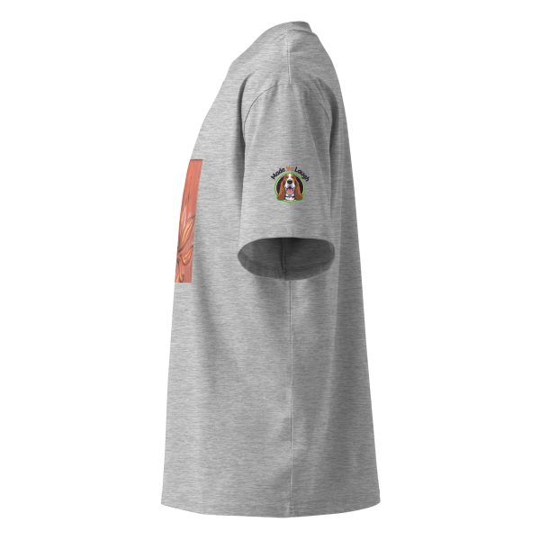 Unisex organic oversized high neck t-shirt - Image 8