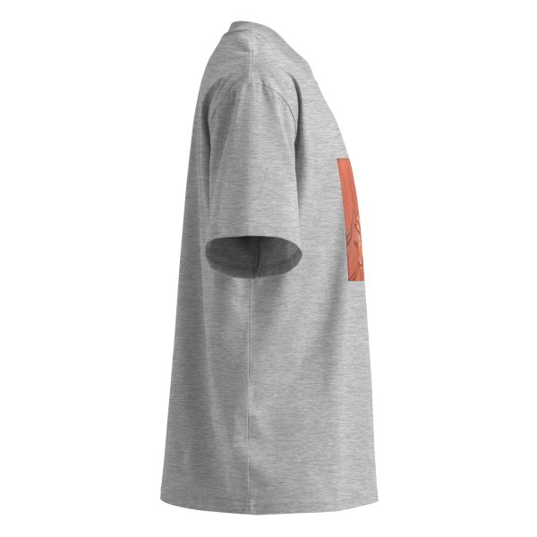 Unisex organic oversized high neck t-shirt - Image 7