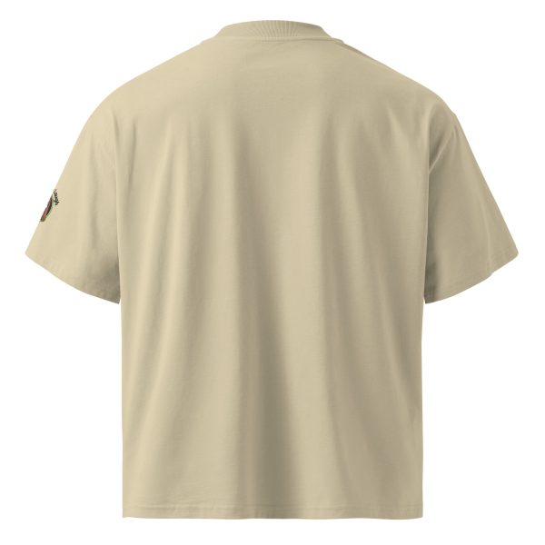 Unisex organic oversized high neck t-shirt - Image 10