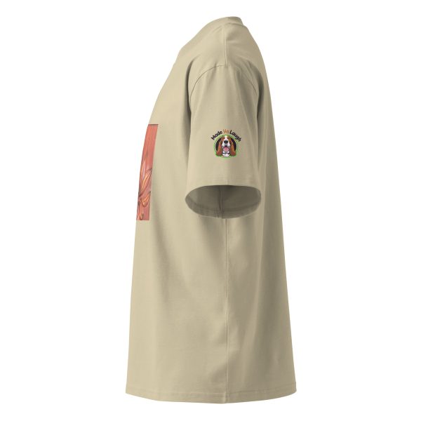 Unisex organic oversized high neck t-shirt - Image 12