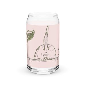 Can-shaped glass