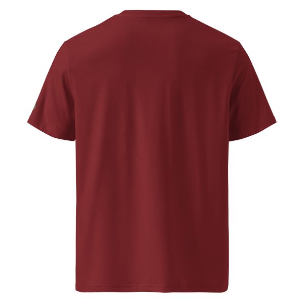 Unisex organic ribbed neck t-shirt - Image 3