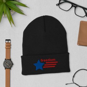 Cuffed Beanie with bold idea beautifully stitched