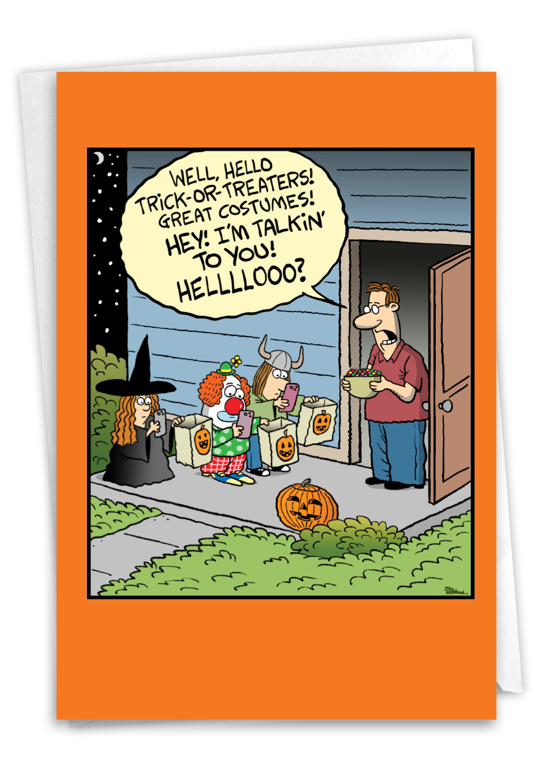 Text Or Treat Card