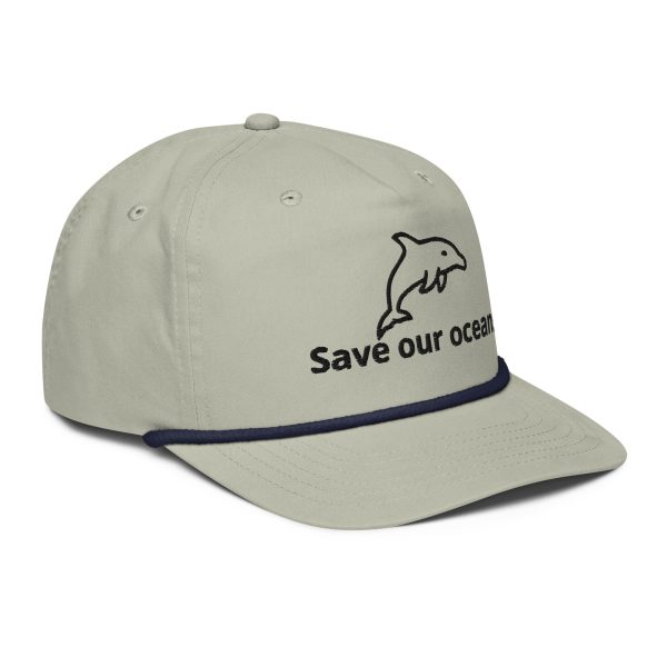 Rope cap encouraging protecting our oceans. - Image 7