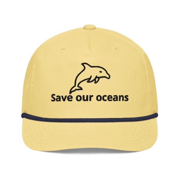 Rope cap encouraging protecting our oceans. - Image 2