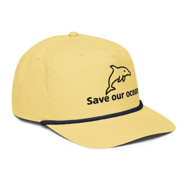 Rope cap encouraging protecting our oceans. - Image 8