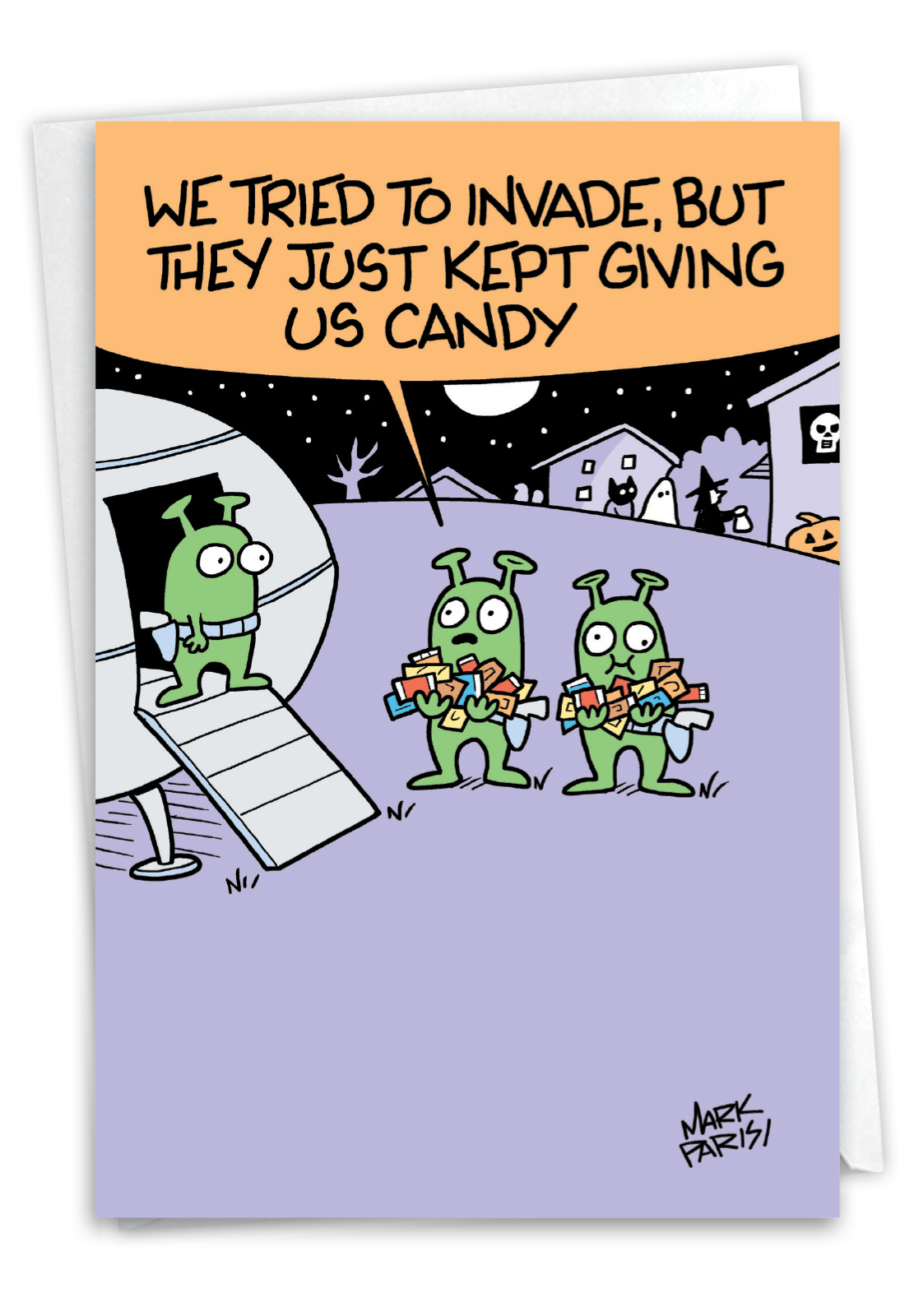 Alien Trick-Or-Treaters