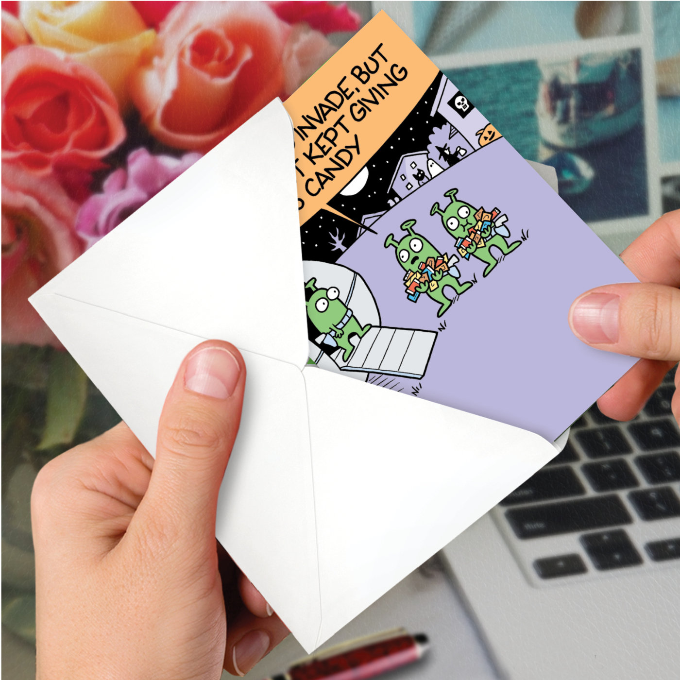 Alien Trick-Or-Treaters - Image 6