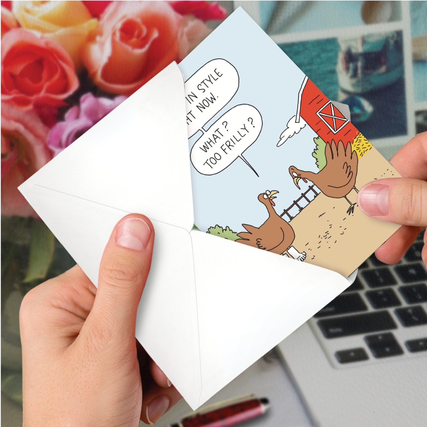 Frilly Feet Card - Image 6