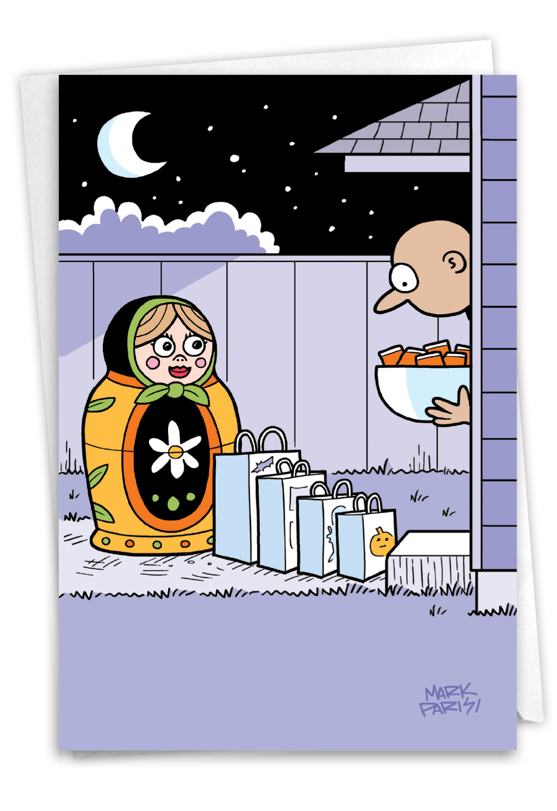 Trick-Or-Treat Doll Card