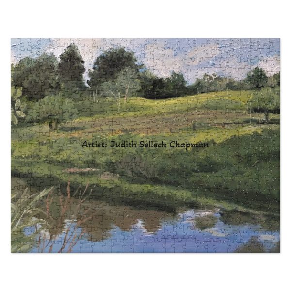 Puzzle: Landscape painting by Connecticut artist Judith Selleck Chapman - Image 2