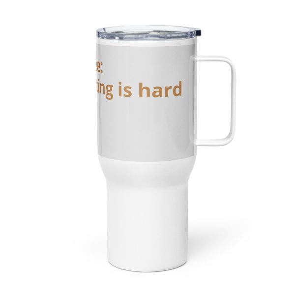 Travel mug with a handle. - Image 2