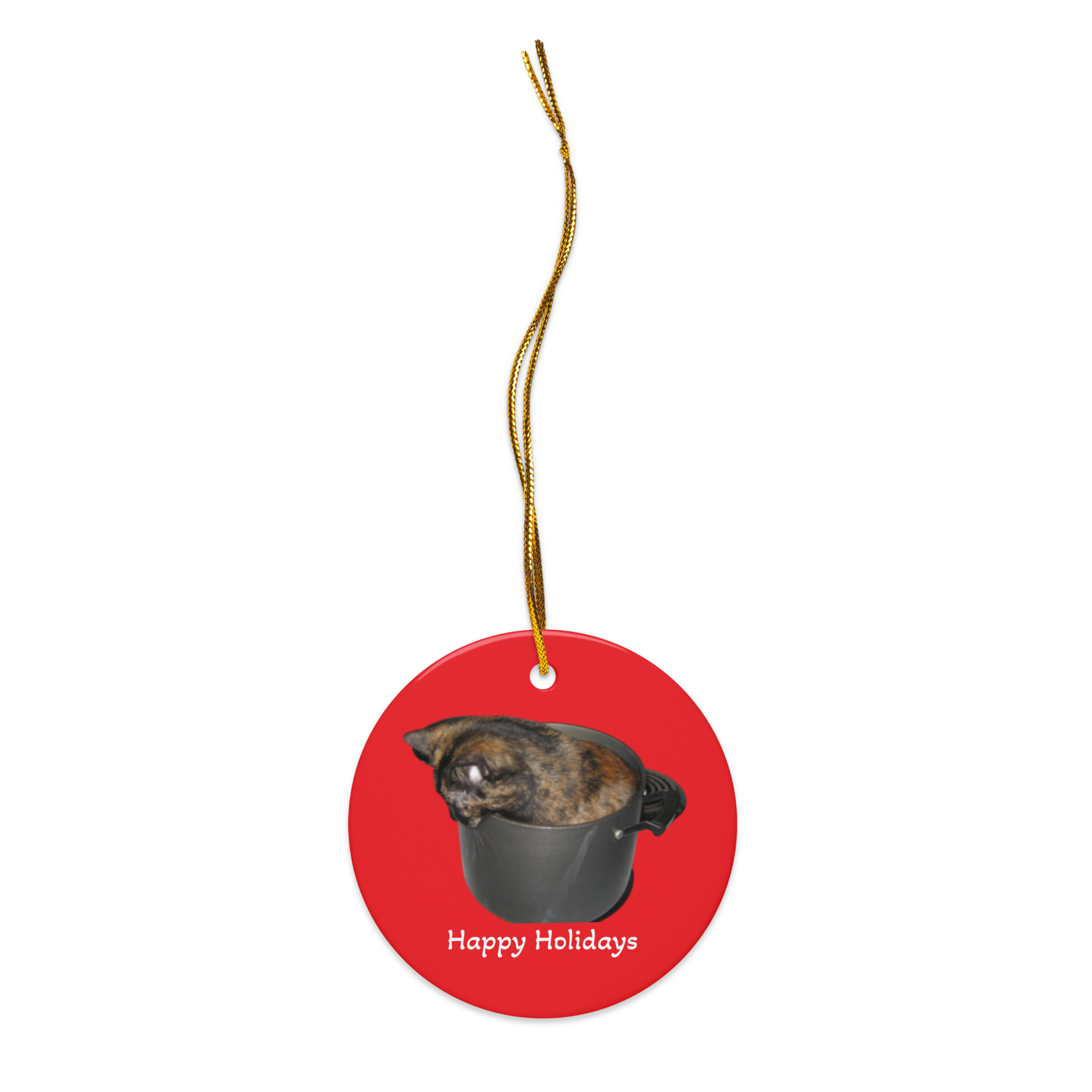 Double-sided ceramic ornaments