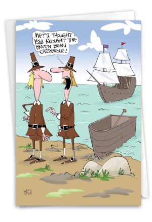 Green Bean Casserole Humor Thanksgiving Card1