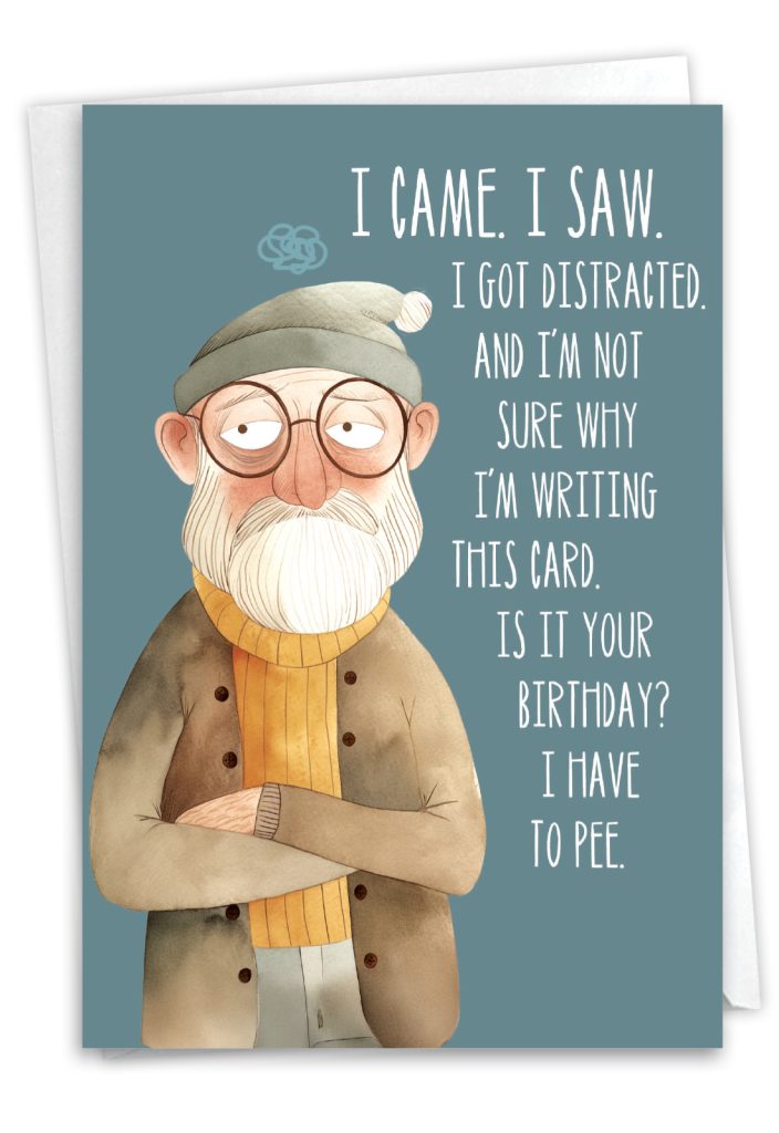 funny got distracted card 5