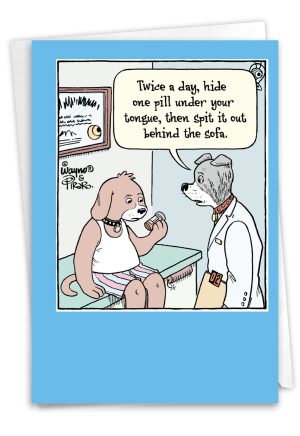 hysterical dog pills card 5 1