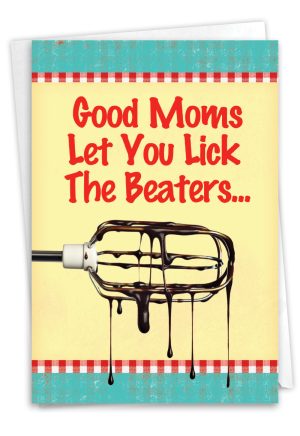 funny lick beaters card 52