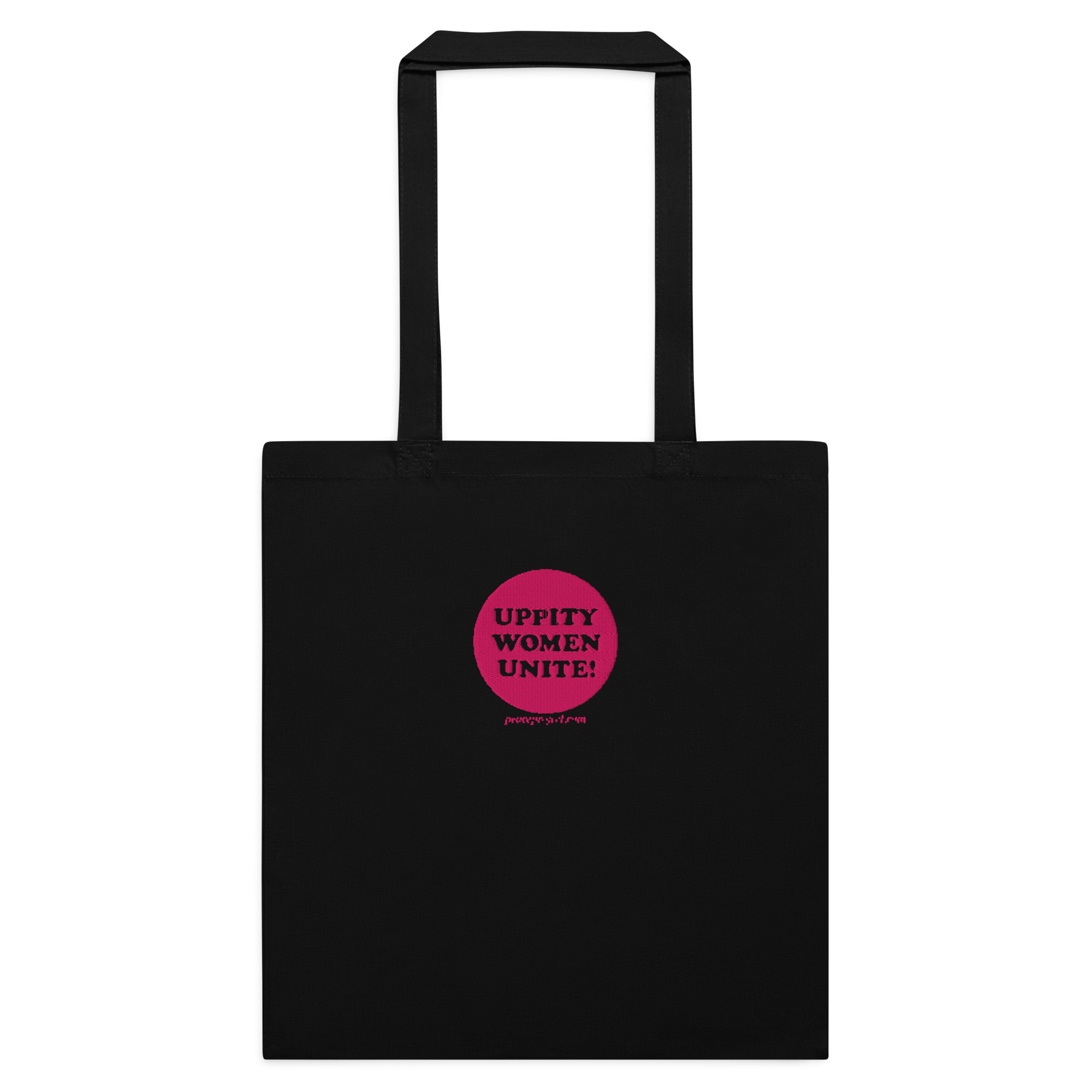 cotton color tote bag black front 6a4ec87279ed1