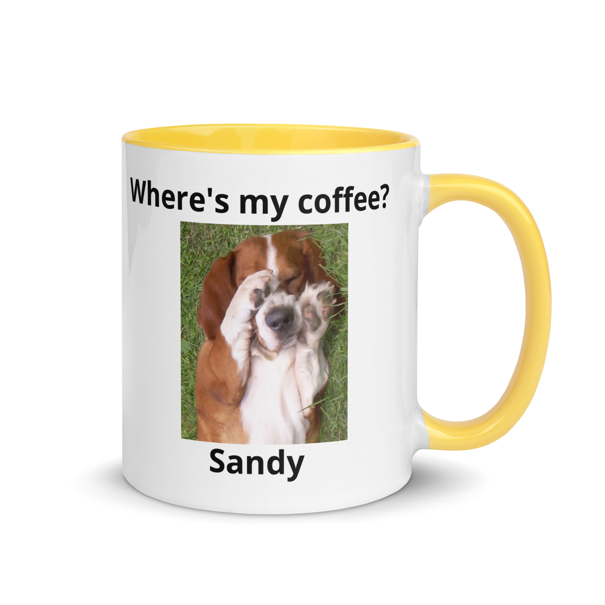 white ceramic mug with color inside yellow 11 oz right 6a59591c4d1df